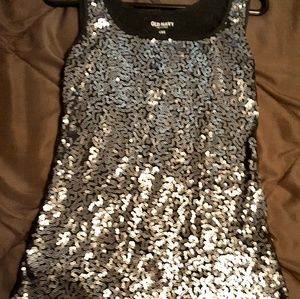 Old Navy sequin tank.